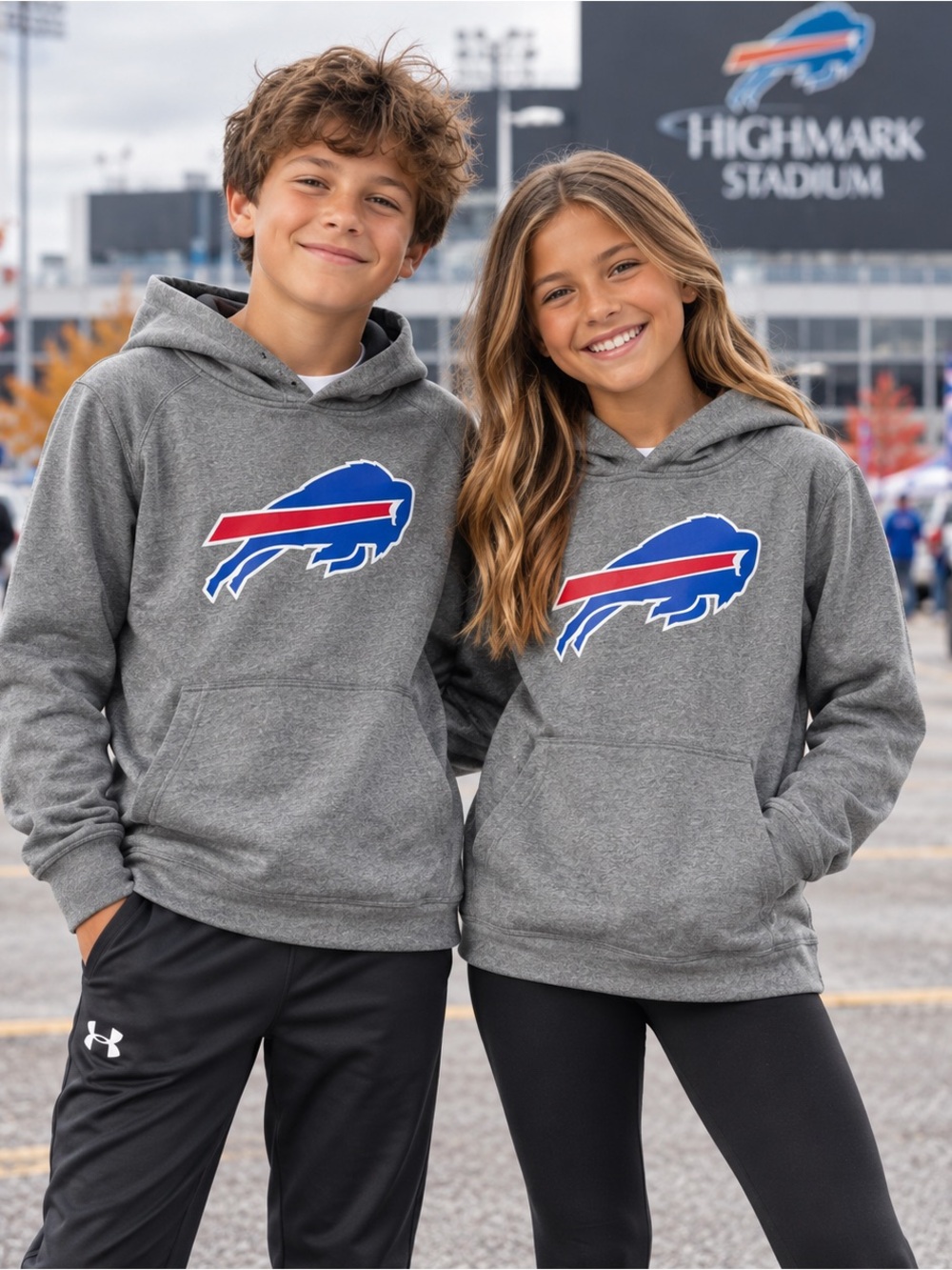 Buffalo Bills Unisex Youth Hoodie (Size M 10/12)